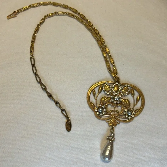 Miriam Haskell Original 28 Inch adjustable Statement Necklace - Picture 8 of 8